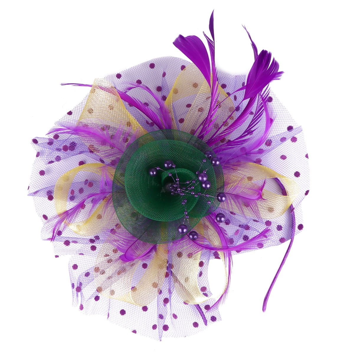 Headband Hat Fascinator Derby Fascinators Vintage Headpiece Mesh Veil