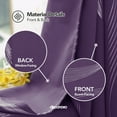 thumbnail image 4 of Deconovo Grommet Wave Line Foil Printed Thermal Insulated Blackout Curtains for Children 2 Panels 52x84 inch Purple Grape, 4 of 5