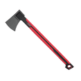 thumbnail image 4 of INTERTOOL 6 lbs Wood Splitting Axe for Firewood and Logs with Shock Absorbing Anti-Slip Handle and Sheath HT08-0298, 4 of 6