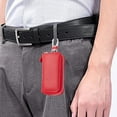 thumbnail image 5 of Leather key bag for men with zip, 5 of 5