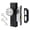 Oil Rubbed Bronze, variant on Vintage Mortise Lock Keys Set with Crystal Glass Knobs, Oil Rubbed Bronze Interior Door Hardware, Fits 1-3/8" to 1-3/4" Doors