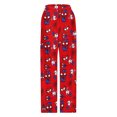 thumbnail image 4 of Anime Cartoon Pajama Pants for Women Girls Cute Cat Flannel Comfy Sleep Bottoms, 4 of 9