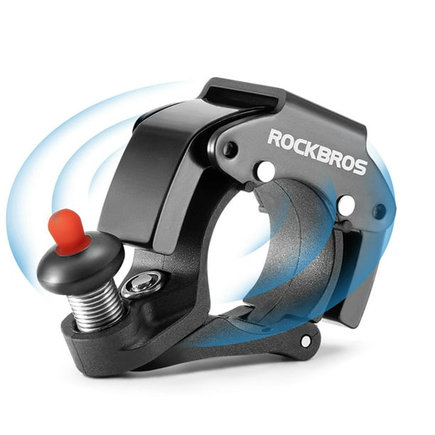 Bike Bells ROCKBROS Hidden MTB para manillares de 22,2 mm, color negro