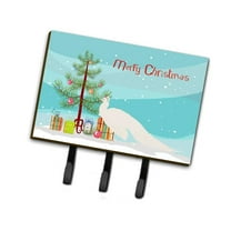 Carolines Treasures BB9293TH68 White Peacock Peafowl Christmas Leash or Key Holder