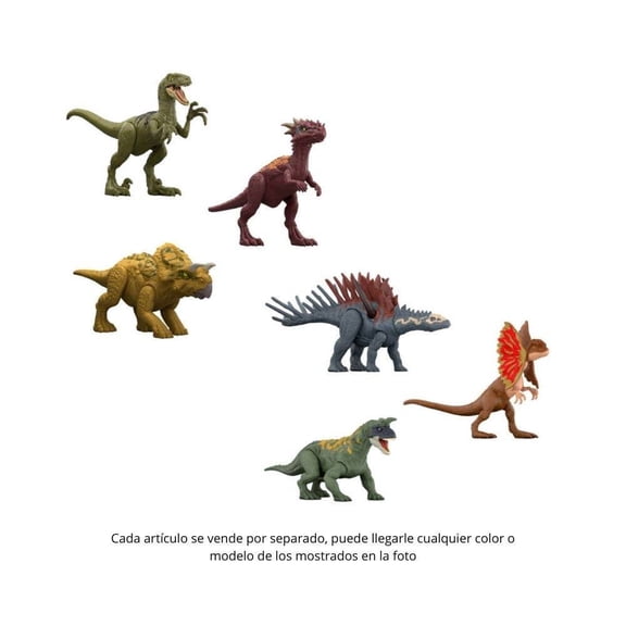 Dinosaurio de Juguete Jurassic World Dino Reveal Varios Modelos 1 pieza