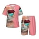 thumbnail image 1 of Balery Cool Cat Pink Sunglasses Conjunto de Pijama Infantil de Manga Corta con Estampado – Ropa de Dormir de Algodón Suave-Large, 1 of 6