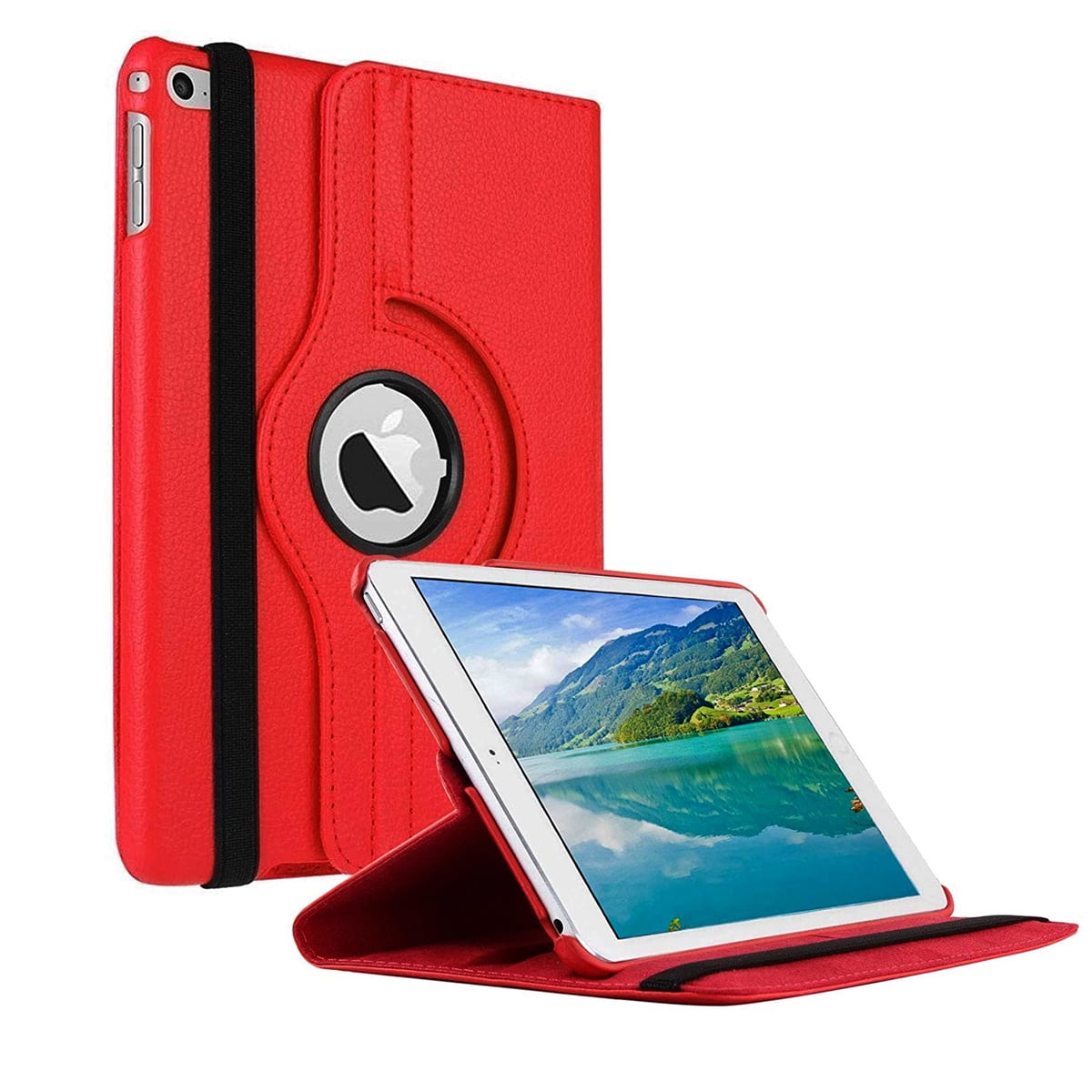 360 Degree Rotating Flip PU Leather Smart Case Cover For Apple iPad 10.