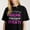 Black-5, variant on 90s Themed Printing T Shirt for Women Retro TV and RAD Design Tee