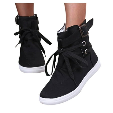 

Ankle Boots Women s Wedges Colorblock Thick Soled Short Shoes Boots Fashion Women s Boots