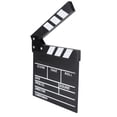 thumbnail image 3 of Tablilla Clap Board Película Acción Corte Fotografía Prop Decoración del ornamento del hogar (negro), 3 of 8
