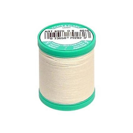 UPC: 0073650792823 | Coats Dual Duty Plus Button Craft Thread 50YD Natural S920 8010