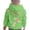 Green, variant on Girls Hoodies Fall Winter Print Loose Pullover Hoodie Top with Pocket Hoodies for Girls Size 3-4Y