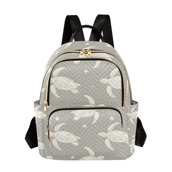 ALAZA Retro Sea Turtles Womens Travel Laptop Backpack Large Daypack Ladies Shoulder Bags S