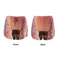 thumbnail image 3 of Balery Makeup Brush on Pink Glitter Pantalones cortos deportivos para mujer con forro y dos bolsillos, elásticos, para entrenamiento, gimnasio, yoga-Medium, 3 of 7