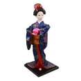 thumbnail image 4 of Figura coleccionable de muñeca kimono de geisha japonesa étnica, artesanía, geisha asiática R1209, 4 of 9