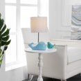 thumbnail image 2 of SAFAVIEH Walter 19 in. Whale Blue Ceramic Table Lamp with 100% White Cotton Shade, 2 of 6