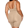 thumbnail image 4 of YITTY Nearly Naked Shaping Mid Thigh Bodysuit, Taupe, XL/XXL, 4 of 7
