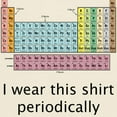thumbnail image 3 of CafePress - I Wear This Shirt Periodically T Shirt - Light T-Shirt - CP, 3 of 4