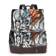 thumbnail image 1 of Fotbe Four Running Horses Mochila Bolso con Estampado para Mujer, Mochila Antirrobo de Nylon Impermeable, Bolsa Ligera de Hombro, 1 of 4