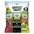 thumbnail image 3 of 3 pack-Harvest Snaps Variety Bag Baked Gluten Free Snacks, Veggie Crisps, 3 Flavors, 6 Bags, 5.3 oz, 3 of 3