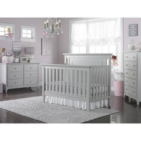 Ti Amo Carino 4 In 1 Convertible Crib Gray Com