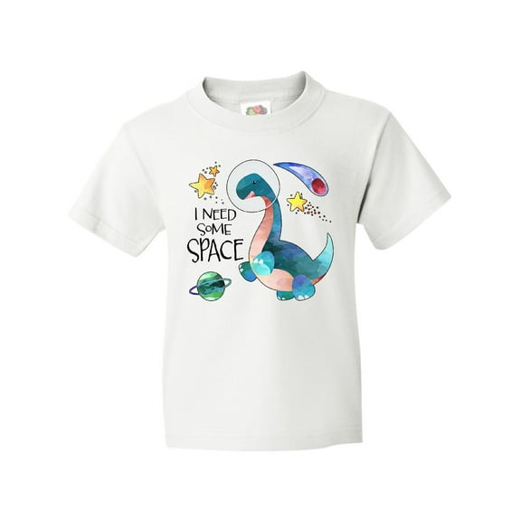 Inktastic I Need Some Space Dinosaur Astronaut with Stars and Planet Youth T-Shirt