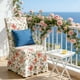 thumbnail image 1 of Funda de silla estampada | Funda de tapicería totalmente elástica para sillas de comedor de casa y hotel | Cojín de asiento de poliéster de alta elasticidad con respaldo | Blanco, 1 of 6