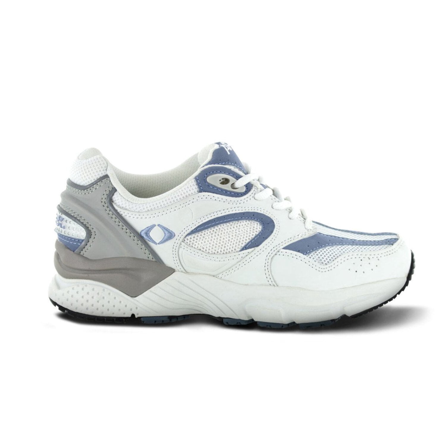 Apex Mens‎ Lace Up Mesh Athletic Boss Runner Active Shoes Silver Blue Size 12.5 Apex Women main image 4