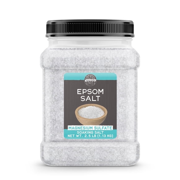 Birch & Meadow Sal de Epsom 2.5 lb Sulfato de magnesio puro Sin perfume Baño y remojo