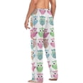 thumbnail image 6 of FREEAMG Owl Cotton Pajama Pant for Men, Super Soft Lightweight Lounge Pajama Bottoms Drawstring Sleepwear Pant with 2 Pockets, 6 of 7
