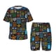 thumbnail image 1 of Balery Happy Father Day Conjunto de Pijama Infantil de Manga Corta con Estampado – Ropa de Dormir de Algodón Suave-Medium, 1 of 6