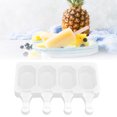 thumbnail image 4 of Ice Bar , White Easy To Use Silicone   For Home For Kitchen 4-Grid Octagonal, 4 of 8