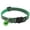 Green, variant on Pet Reflective Collar with Bell Safety Buckle, Adjustable Neck Strap for Small Medium Dogs Cats(Black)