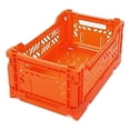 thumbnail image 2 of AYKASA Collapsible Storage Bin Container Basket Tote, Folding Basket Crate Container : Storage, Kitchen, Houseware Utility Basket Tote Crate Mini-Box (Orange), 2 of 4