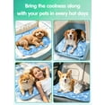 thumbnail image 5 of Dog Cooling Mat for Dogs & Cats, 30" x 20" Cooling Pad for Small to Medium Dogs, Waterproof Color-Changing Arc-Chill Tech (Q-Max>0.5) for Long-Lasting Cooling, Washable & Non-Toxic, 5 of 6