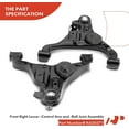thumbnail image 5 of A-Premium 4Pcs Front Suspension Kit Lower Control Arm Ball Joint Compatible with Nissan Frontier 2005-2018 Pathfinder 2005-2012 Xterra 2005-2015, 5 of 9