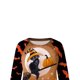 thumbnail image 5 of Sudaderas De Halloween Para Mujer Traje Festivo De Manga Larga Con Estampado De Dibujos Animados XBTCLXEBCO Calabaza Gato Naranja;XL, 5 of 6