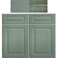 thumbnail image 2 of Renaissance Chalk Furniture Paint Deluxe Starter Kit - Celadonite - 32oz Paint/13oz Clear Wax/4oz Dark Wax/2" Paint Brush/1.5" Wax Brush/1" Detail Wax Brush, 2 of 3