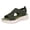 AG, variant on Walking Sandals for Women Lightweight Open Toe Slip on Summer Mesh Sneakers Comfy Cushioned Orthopedic Shoes Black Size 7