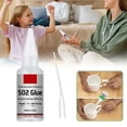 thumbnail image 3 of 502 Super Glue Instant Quick-Drying Cyanoacrylate Adhesive, High-Strength Liquid Bonding Tool for Repairs & DIY Projects, Clear Fast-Setting Multi-Purpose Formula, 1-5x Pack, 3 of 8