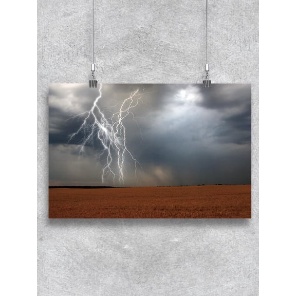 Lightning Storm Poster -Image by Shutterstock