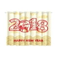 thumbnail image 2 of CADecor Happy Chinese New Year 2018 Year of the Dog Window Treatment Panel Curtains Window Curtain Kitchen Curtain,Two Piece 26x39 Inces, 2 of 4