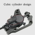 thumbnail image 2 of Hydraulic Disc Oil Brake Kit Aluminum Alloy Calipers Levers Caliper Lever Hydraulic for Mountain Bike, Left Rear Oil Brake, 1Pc Disc Rotor, 1400mm, 2 of 9