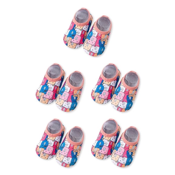 Naiovety 1 par de zapatillas de agua para niños, suela de silicona, zapatos de natación para niños y niñas, botas de buceo para surf en interiores y M,Type 5 5piezas Naiovety CBP227642