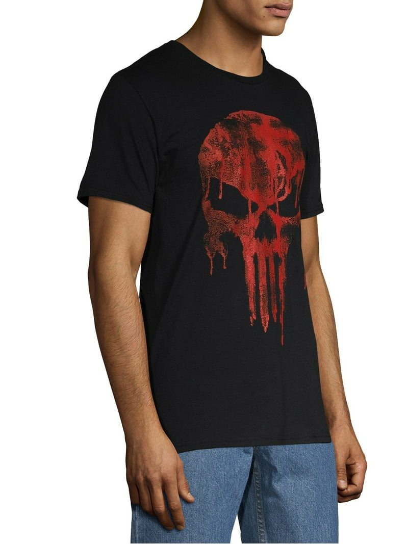 Marvel Punisher Graphic Tee Shirt - Sizes S-6XL - Walmart.com