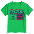 thumbnail image 5 of mgoYE 250th Anniversary USA Clothing Girls Girls Boys USA Patriotic T Shirt 250th Anniversary USA Tshirt 4th of July Shirts American Flag Tee Tops(Green,9-10Years), 5 of 5