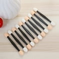 thumbnail image 4 of CIMAXIC 50 Pcs Eyeshadow Brushes Disposable Dual Sided Cosmetic Brushes Eye Shadow Makeup Application Brushes Makeup Tools,2.56"X0.2"X0.12", 4 of 5