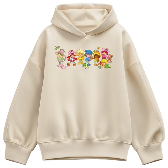 Strawberry Shortcake - Shortcake And Friends - Women's Oversized Fleece Hoodie Sweatshirt