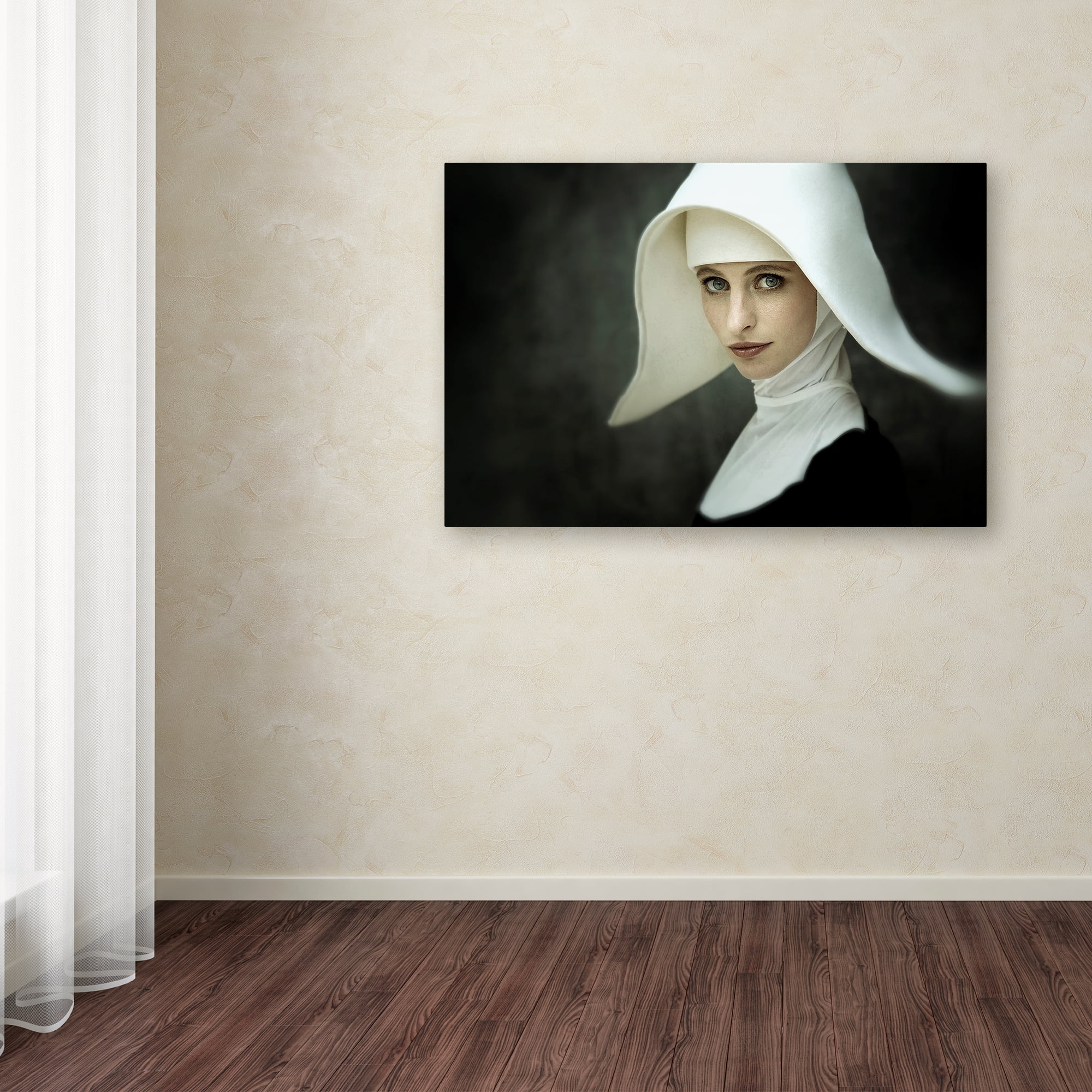 Trademark Fine Art 'The Nun' Canvas Art by Kenp
