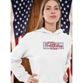 thumbnail image 2 of Happy Birthday Usa Banner Hoodie Women -Image by Shutterstock, Female 4X-Large, 2 of 4